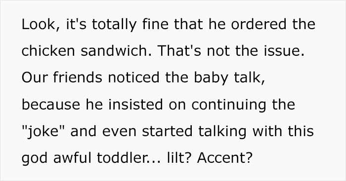 The issue is not the chicken sandwich.