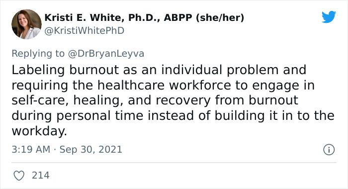 #20 Labeling burnout as an individual problem