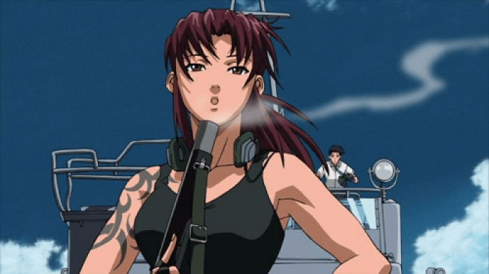 7. Black Lagoon's Revy
