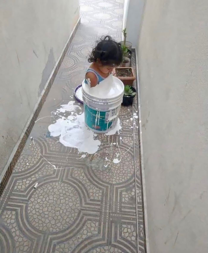 This child thought this was white water.