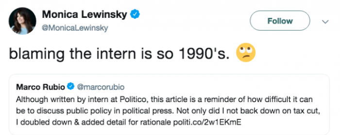 12. A Lewinsky Burn Is an Epic Burn.