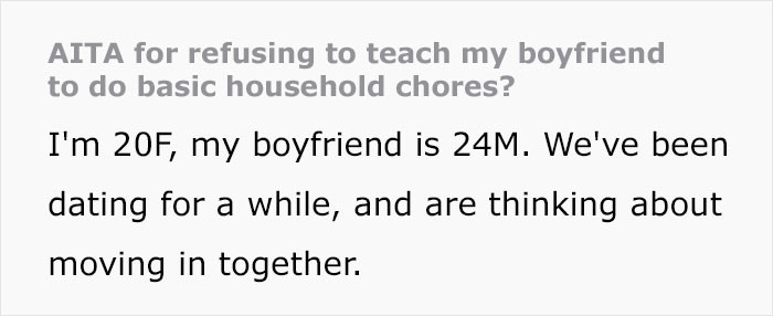 OP and her BF are thinking of moving in together
