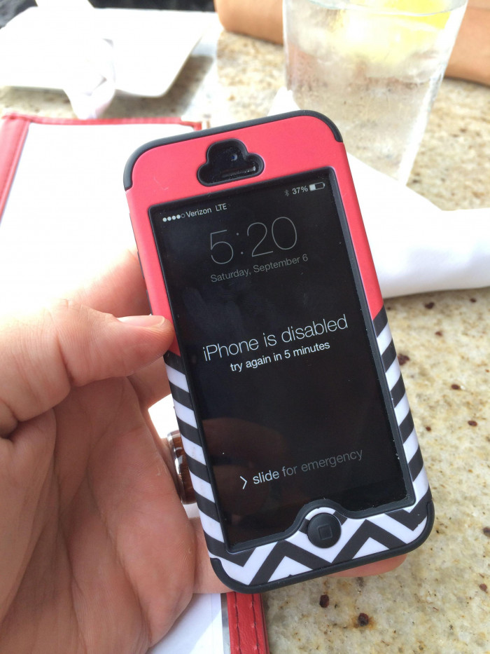 He disabled her phone because he couldn't remember their anniversary.