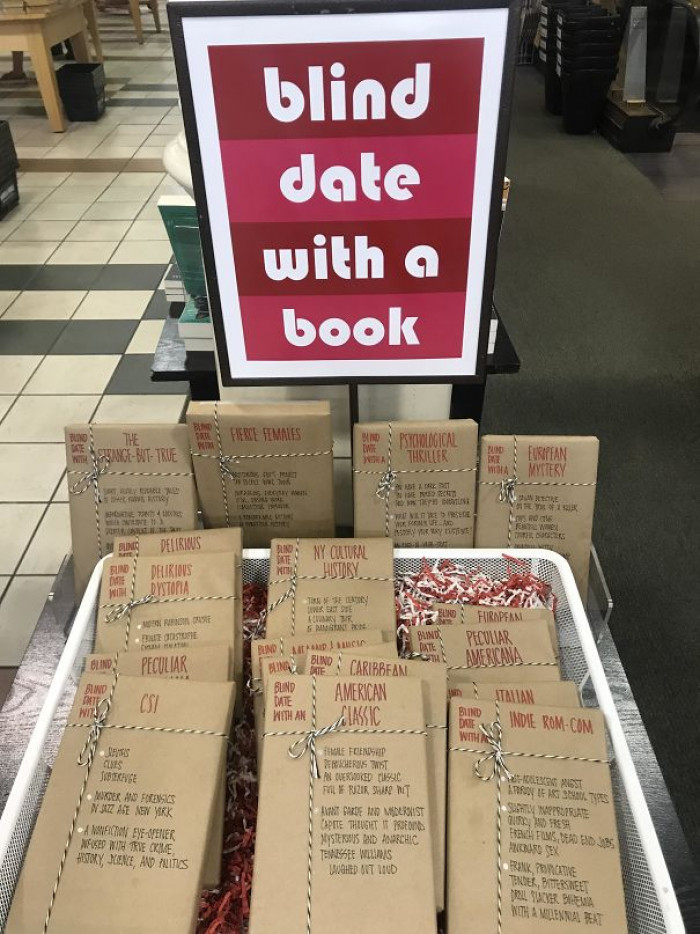 “Blind Dates Prevent You From Judging A Book By Its Cover”