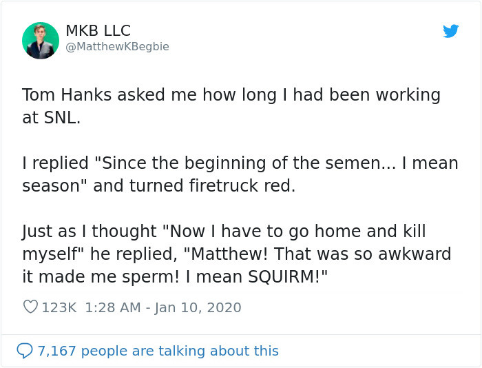 1. Tom Hanks is hilarious.