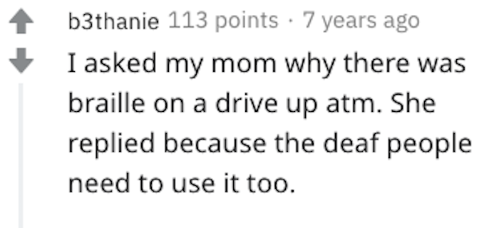 14. Yes, deaf people are privileged.