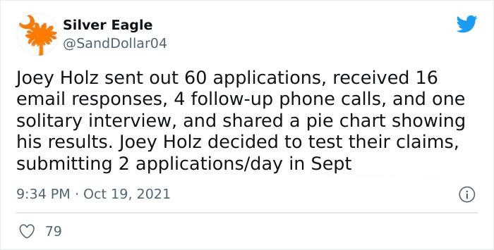 Joey presented all of his data on Twitter as well