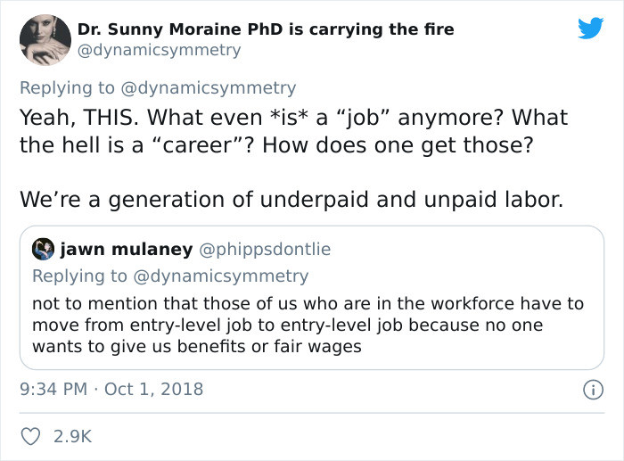 The work force right now is atrocious.
