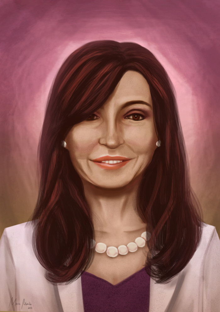 10. Hispanic Women Portraits: Cristina Kirchner