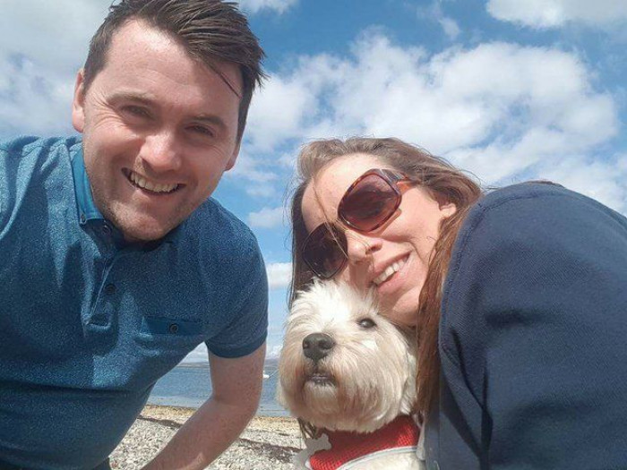 1. Meet the little family! Michael, Emma, and Molly—don't they look happy?