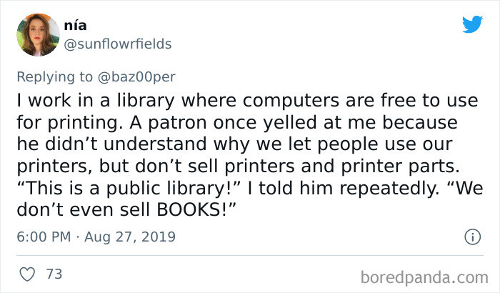 #15 The one with the public library printer issue