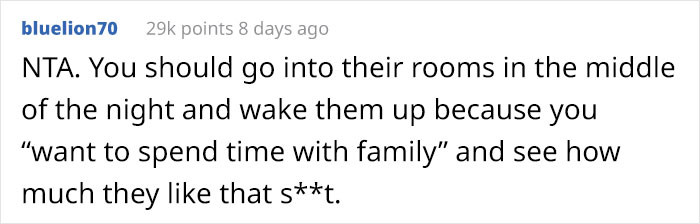 How to Teach the Parents a Lesson