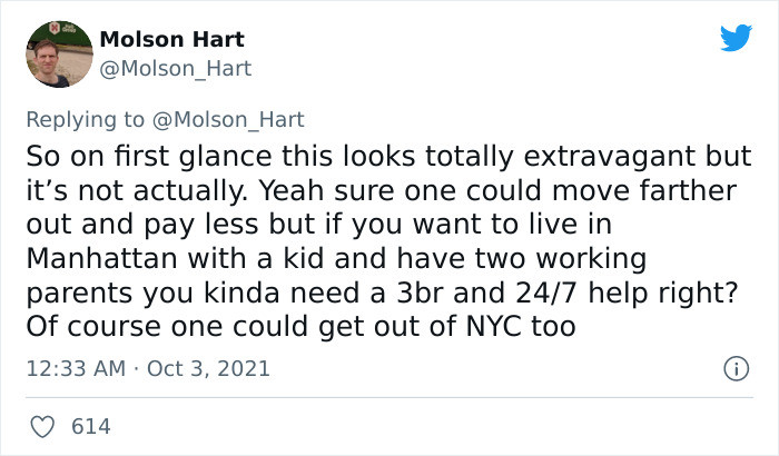 Because they have high expenses. And they can afford them because they have such high incomes...