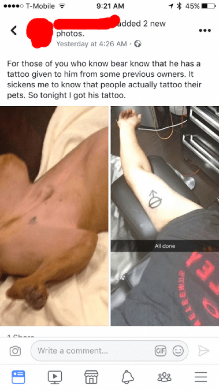 The Mark Made Chris Angry.