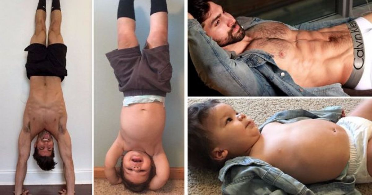 This Mom Takes Pictures Of Her Toddler Recreating His Uncle's Modelling Poses And The Result Is Just Too Cute
