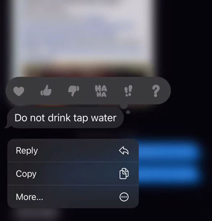 Again, another crazy thing she's telling her son not to do.