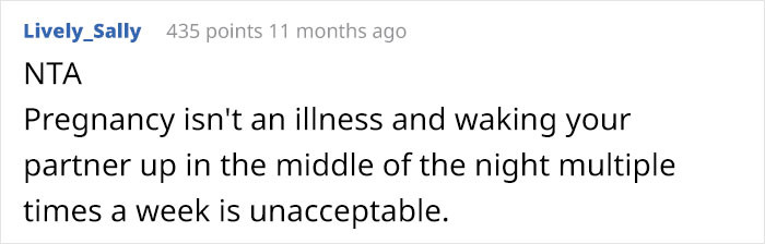 Pregnancy isn't an illness.