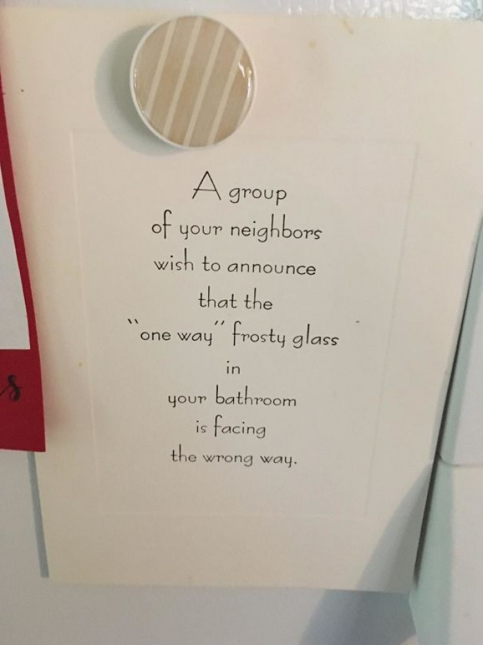 #6 My Sister And Her Husband Live In A Small Town, They Came Home To This Note On Their Door