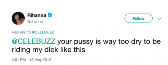 Because Rihanna will sass back!