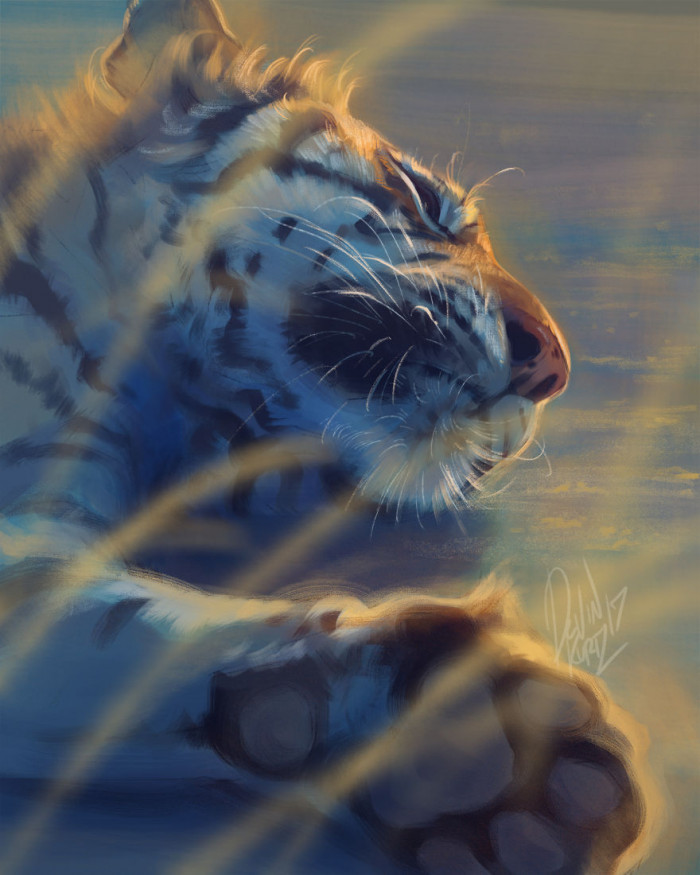 17. Just when he was about to give up.