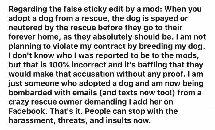 Some people thought the story was fake, so OP had to clarify some things:
