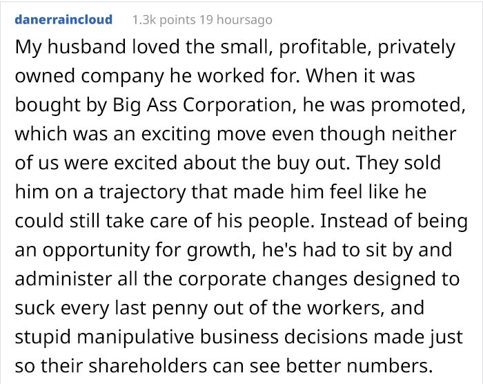 Stupid manipulative business decisions