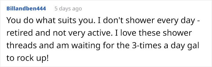 You do what suits you