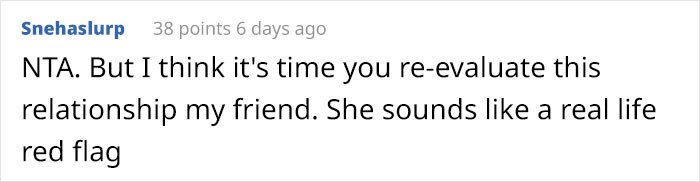 Real life red flag...