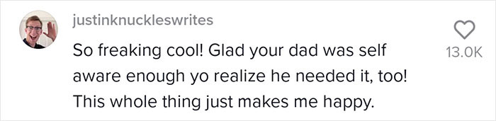 It's heartwarming how he realized he could still learn to be better