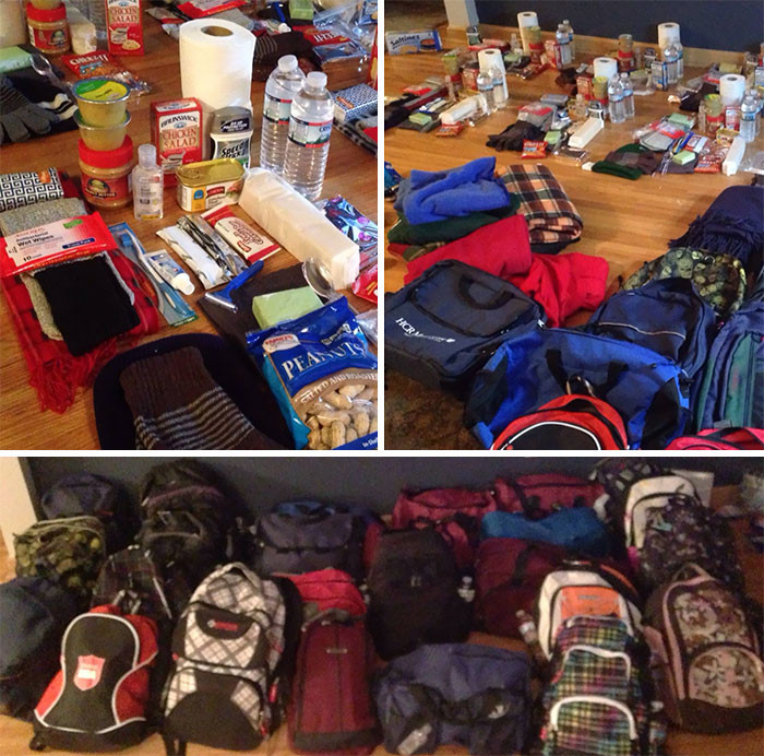 18. Backpack Care Kits For The Homeless