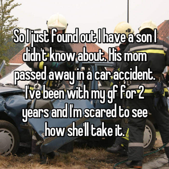 4. Sure, worry about your girlfriend and not your traumatized son.
