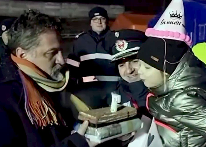 You can clearly see the joy on her face as she blows out the candle like a champ.