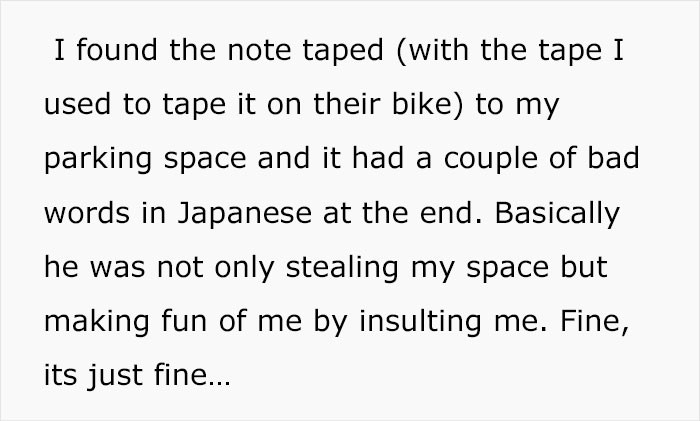 The reply was not kind at all.