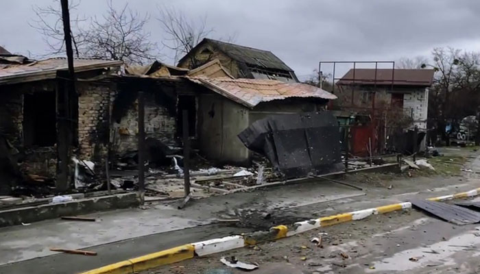 These ruins are what many Ukrainians have been familiar with in the past few months