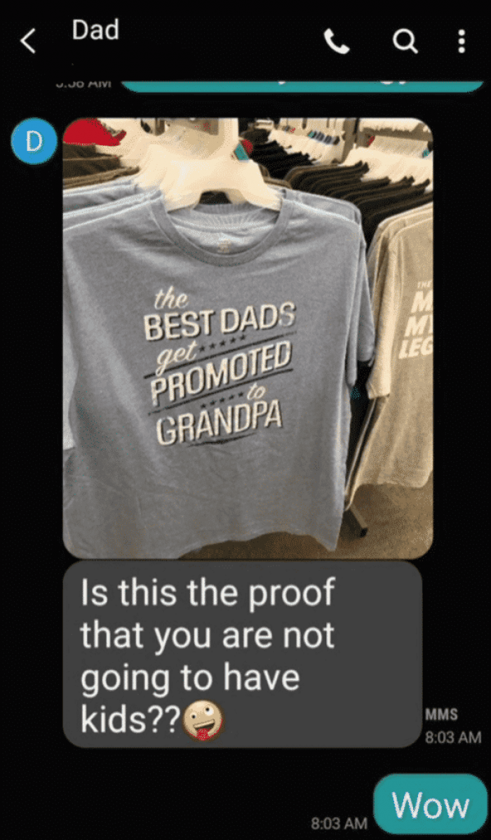 16. The best dad's get promoted to Grandpa