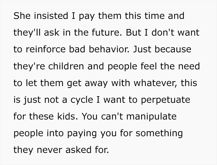 She put her foot down