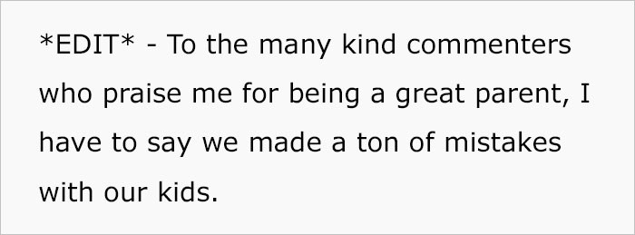 Not the Greatest Parent, but We Try Our Best