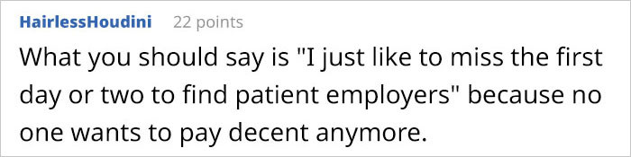 Any patient employers out there?