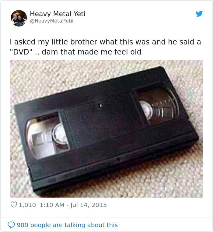 16. This is a VHS tape. You can store videos on it.