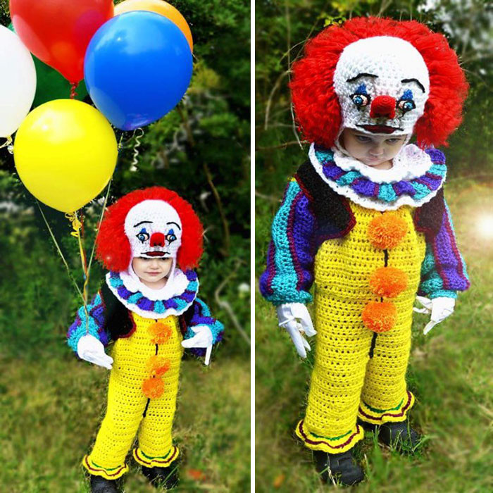 10. Crochet Pennywise Costume