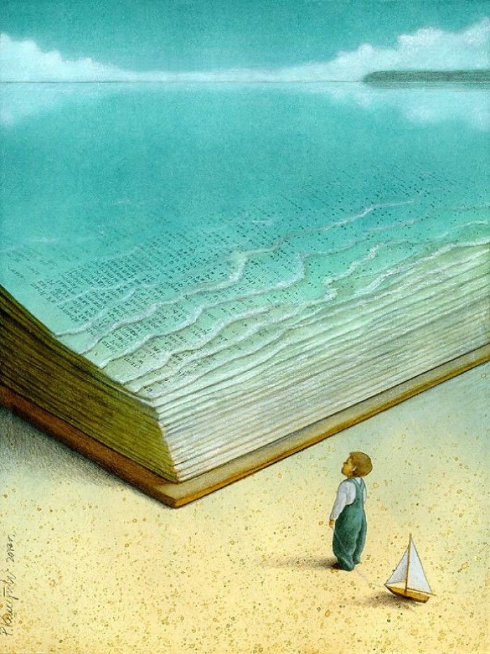 5. Books are an ocean of their own. 