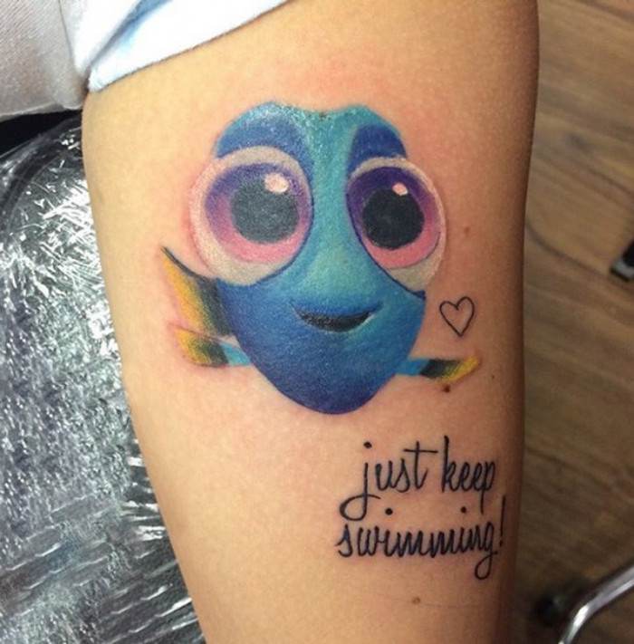  Just keep swimming says Dory