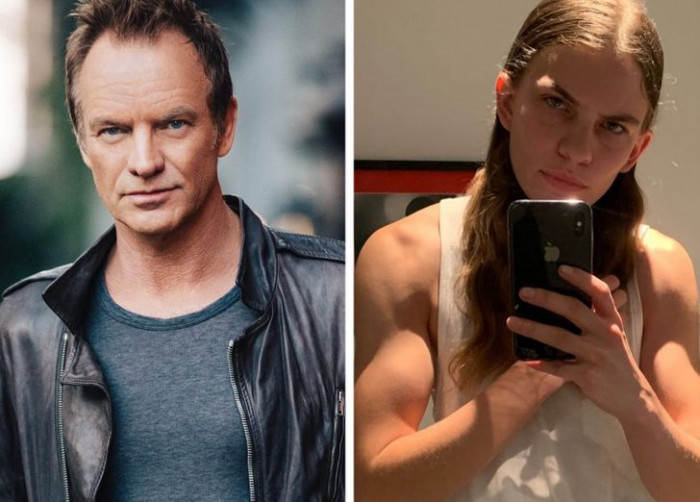 1. Sting and his daughter, Eliot Sumner
