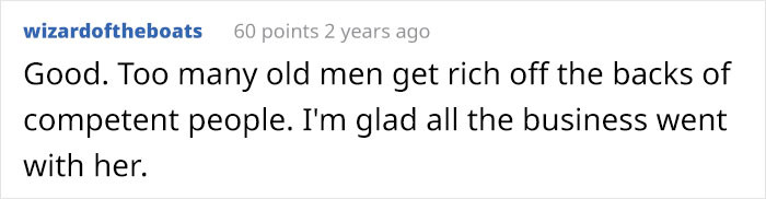 Business went the right way