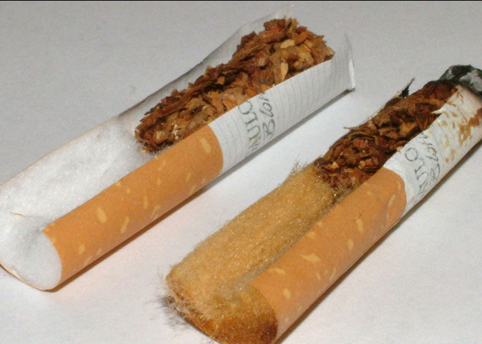 1. Cigarette filters are useless.