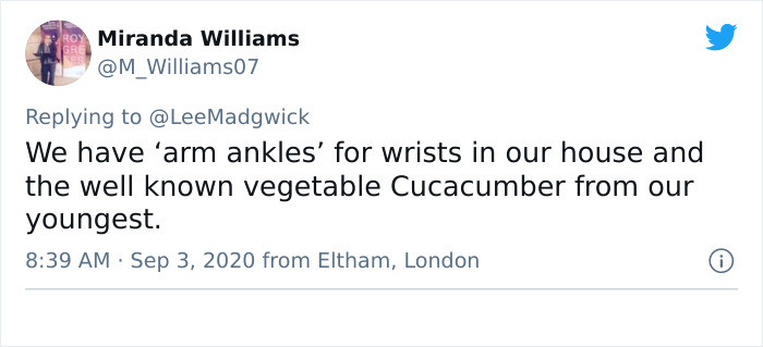 8. Arm ankles and cucacumber