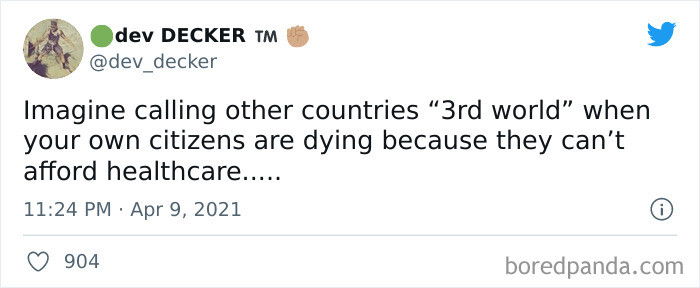 16. Who’s the third world now?