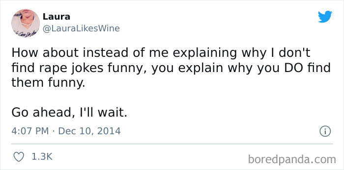 2. Personally, I don't see any humor...