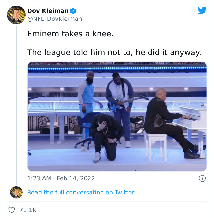 #5 That's Eminem for you.