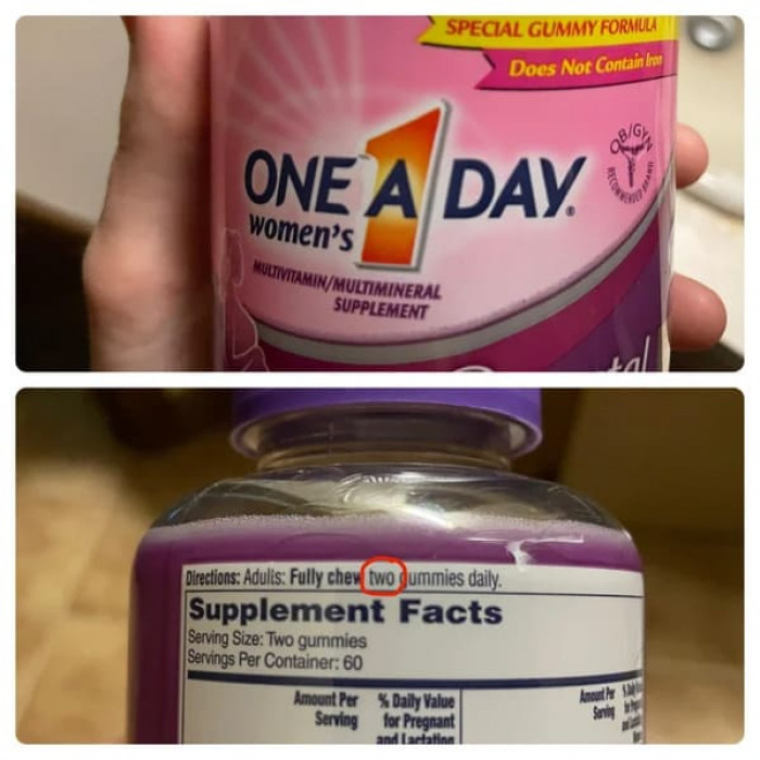 19. One or two a day?